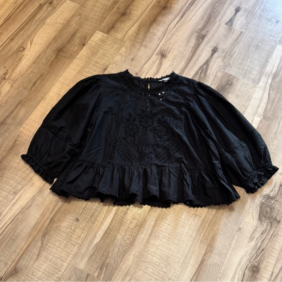 Women’s AE High Neck Eyelet Top - Picture 4 of 6